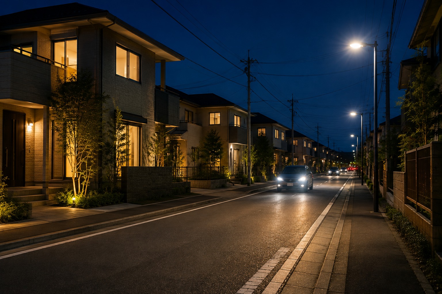 土地探しで確認したい夜間の明るさや交通量などの周辺環境
