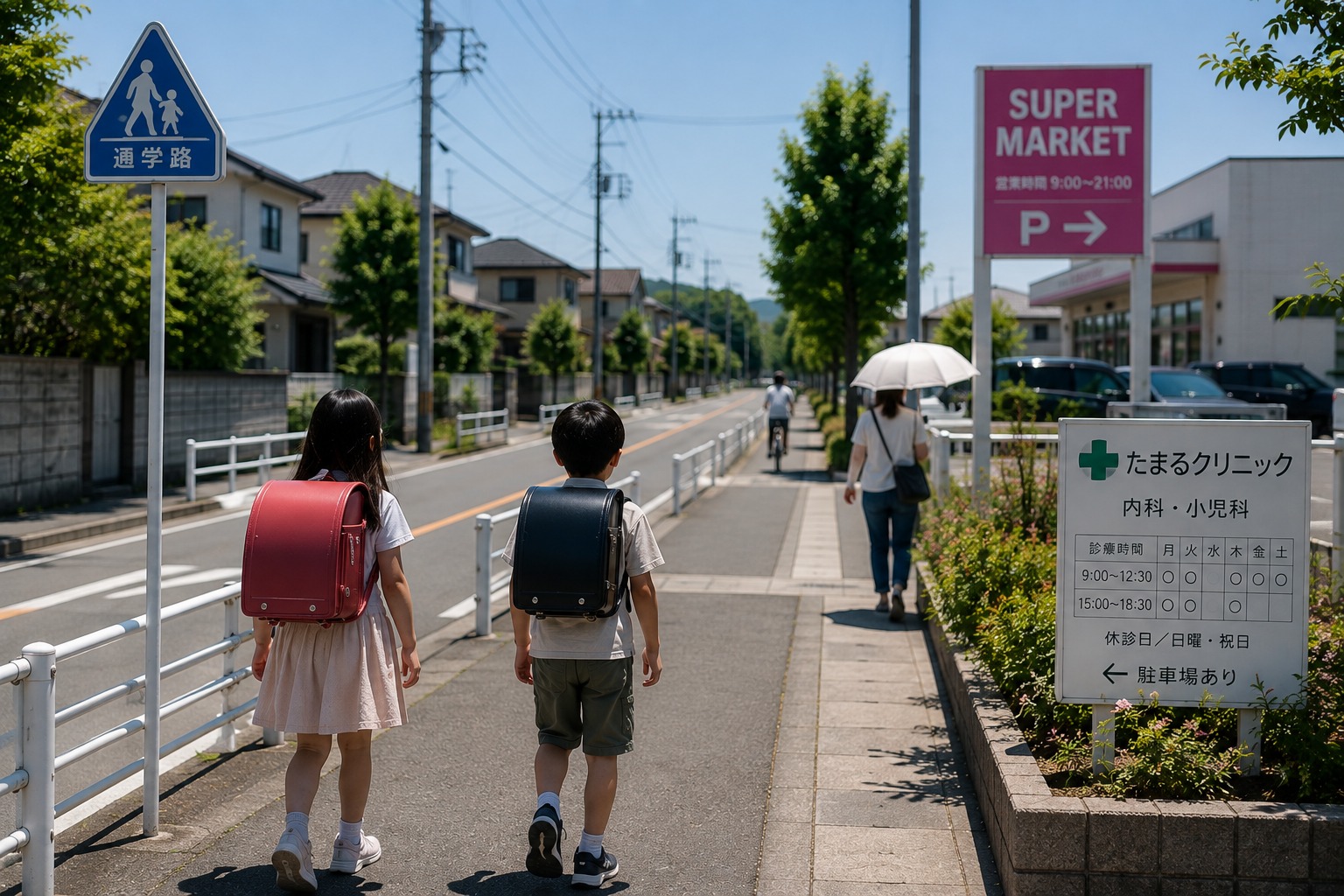土地探しで確認したい通学路やスーパー、病院などの生活環境