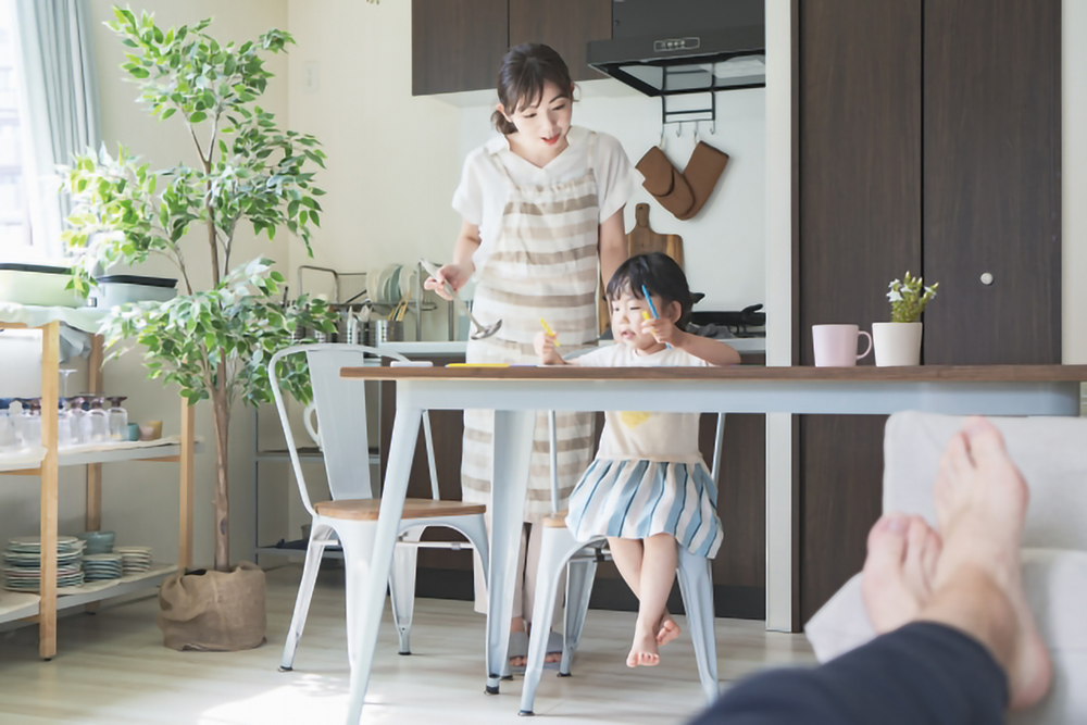 札元分譲住宅 家事ラク動線と収納